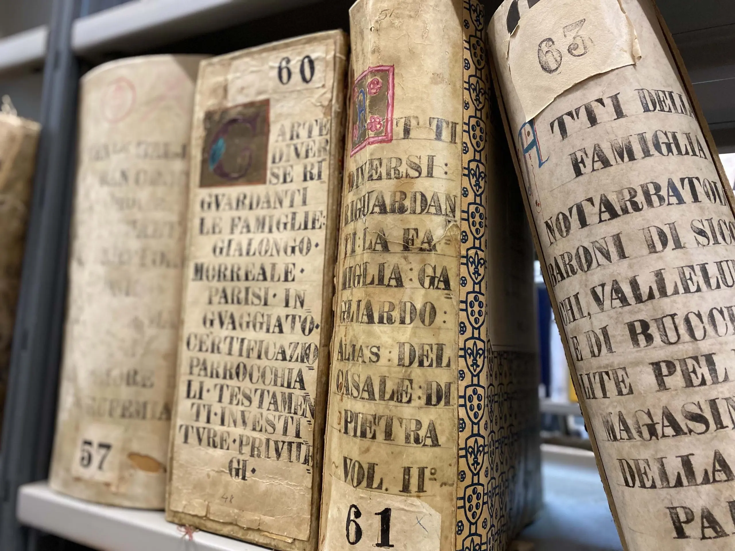 volumi dell'Archivio